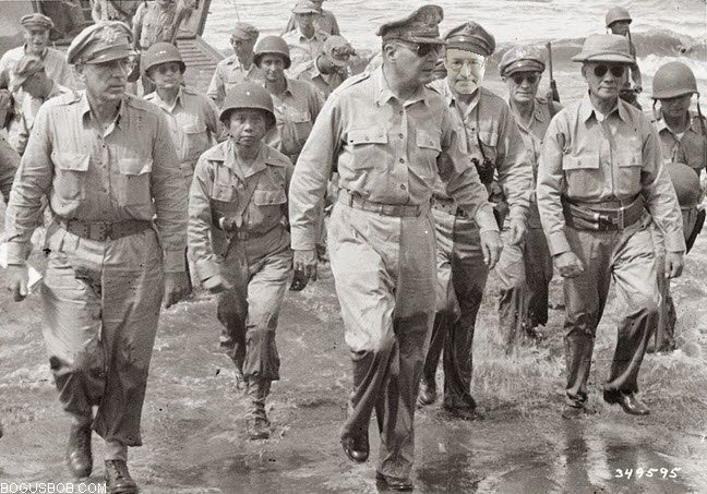  Bogus Bob lands in the Philippines with General MacArthur 