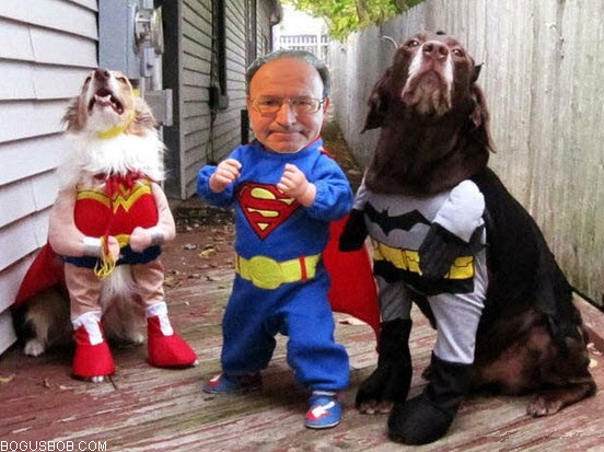  Bogus Bob and his canine super heroes 