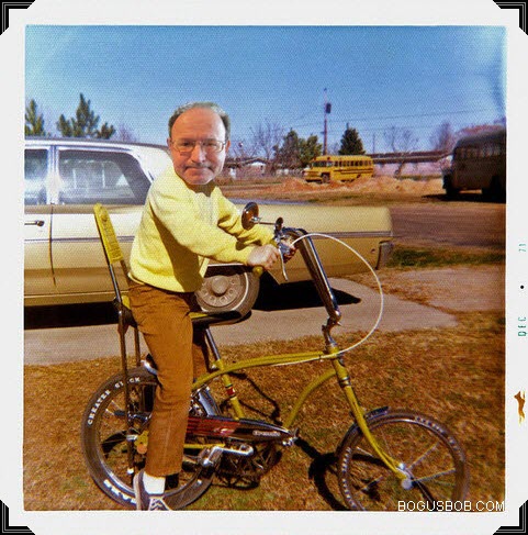  Bogus Bob riding a bike 