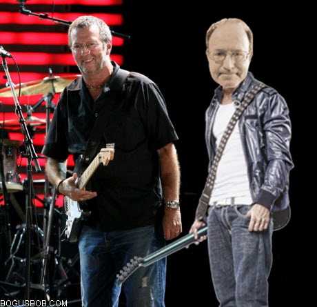  Bogus Bob performs with Eric Clapton 