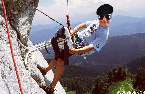  Bogus Bob does some extreme ironing 