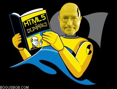  Bogus Bob learns how to code in HTML5 