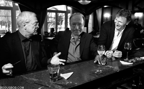  Bogus Bob talking shop with Michael Caine & Liam Neeson 