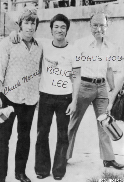  Bogus Bob kicks-ass with Chuck Norris & Bruce Lee 