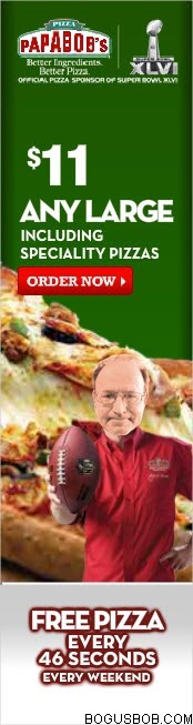  Bogus Bob loves pizza 