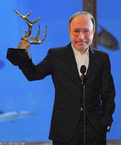  Bogus Bob wins a pair of gold-plated antlers 